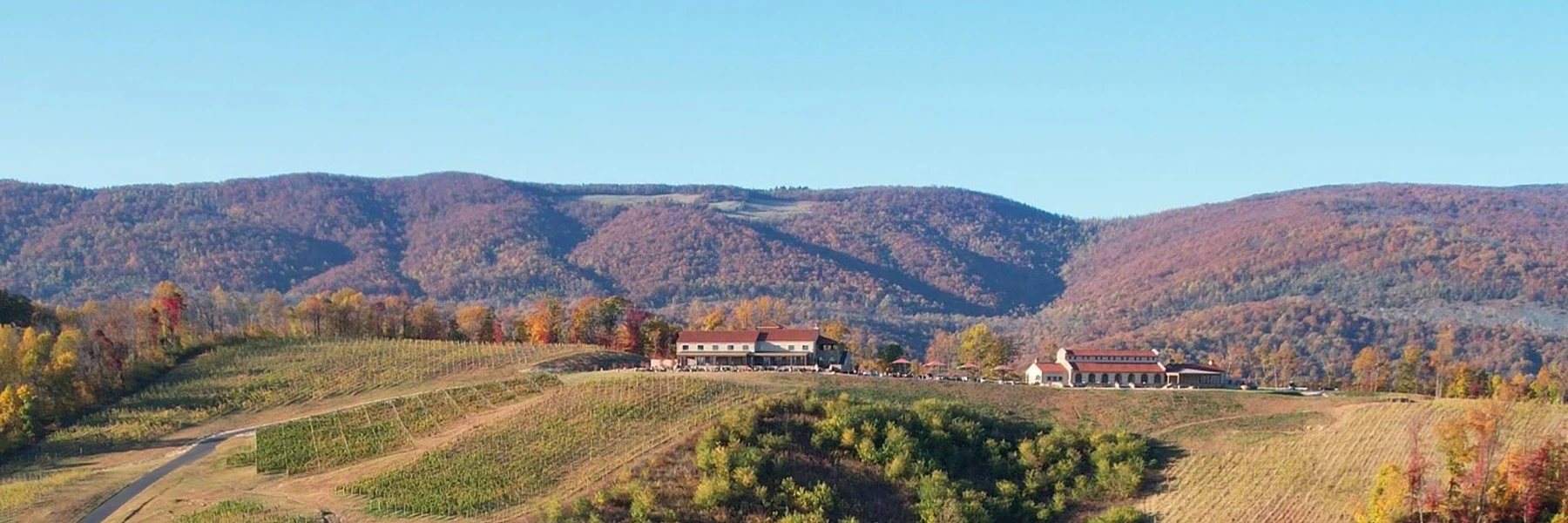 Entrance to Hazy Mountain Vineyards